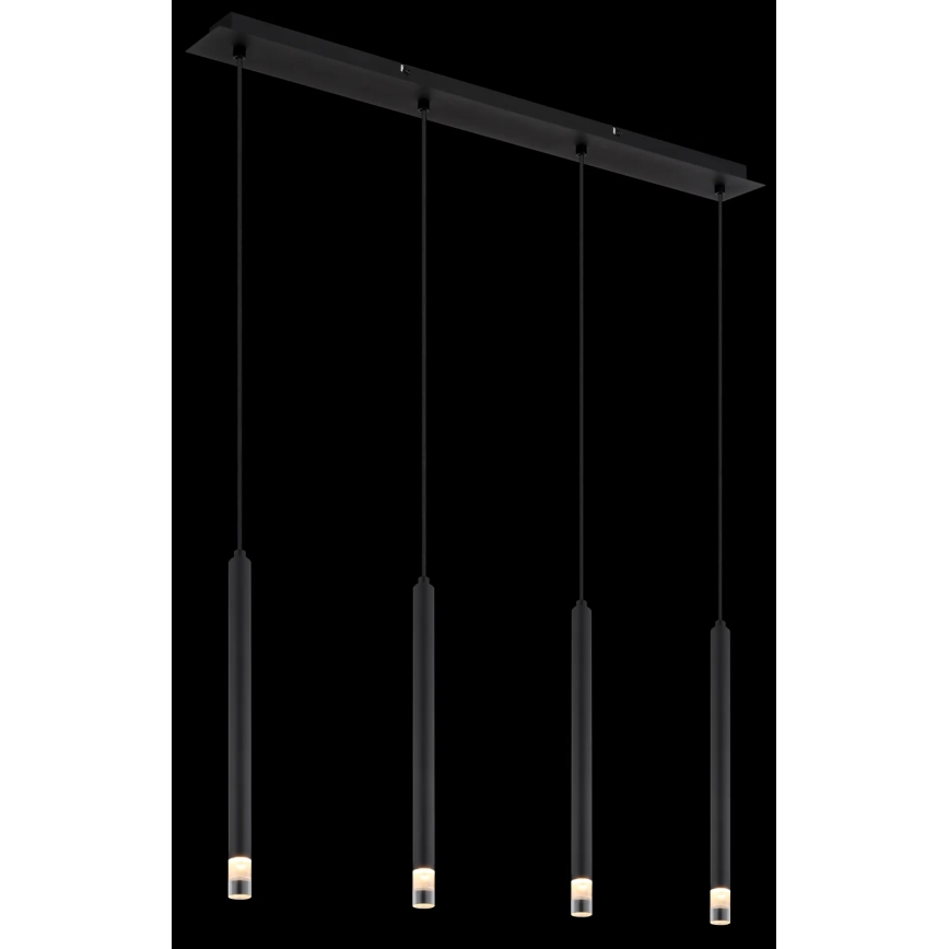 Globo - Chandelier on a string 4xG9/4W/230V black