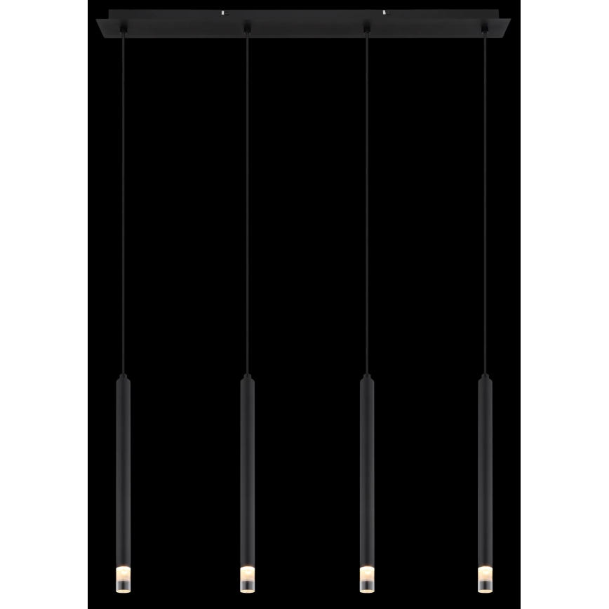 Globo - Chandelier on a string 4xG9/4W/230V black