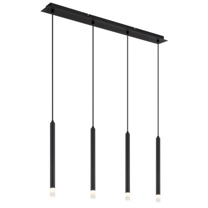 Globo - Chandelier on a string 4xG9/4W/230V black