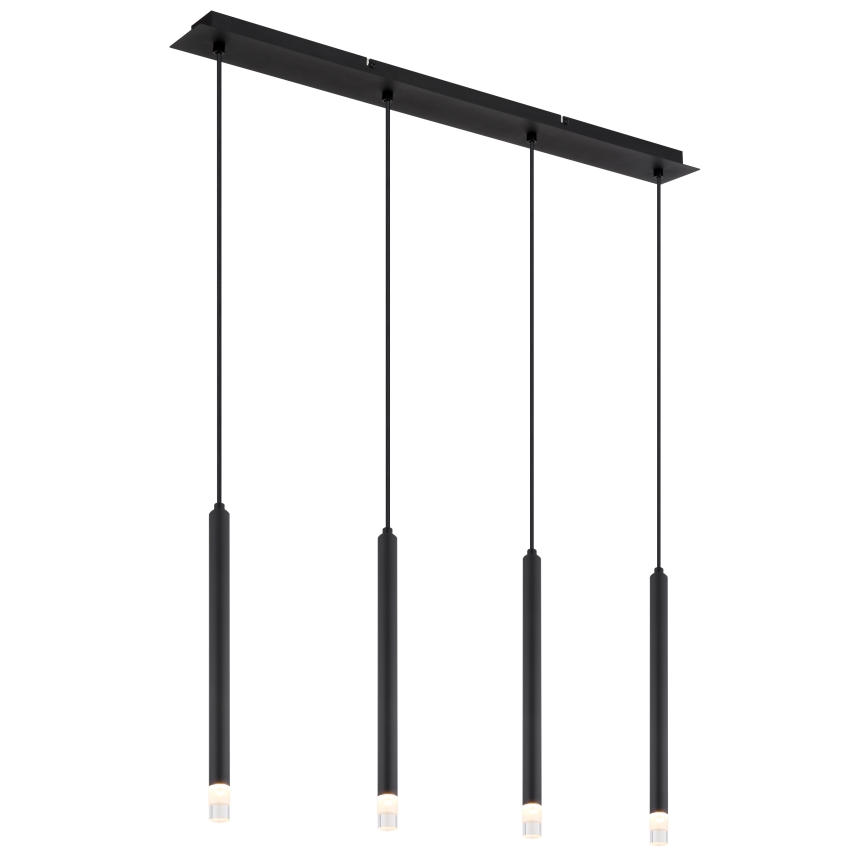 Globo - Chandelier on a string 4xG9/4W/230V black