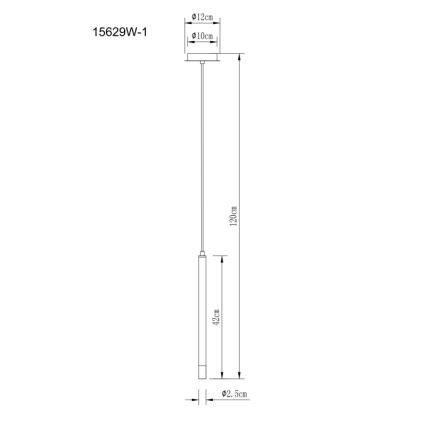 Globo - Chandelier on a string 1xG9/4W/230V d. 12 cm