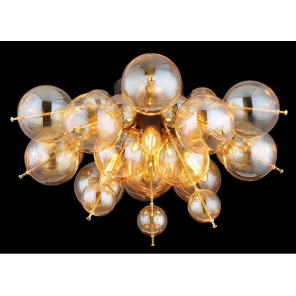 Globo - Surface-mounted chandelier 3xE14/25W/230V d. 55 cm gold