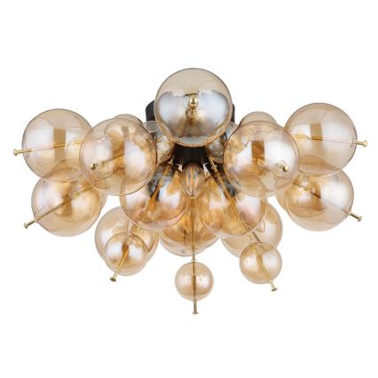 Globo - Surface-mounted chandelier 3xE14/25W/230V d. 55 cm gold