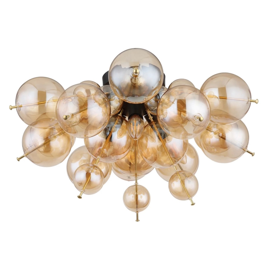 Globo - Surface-mounted chandelier 3xE14/25W/230V d. 55 cm gold