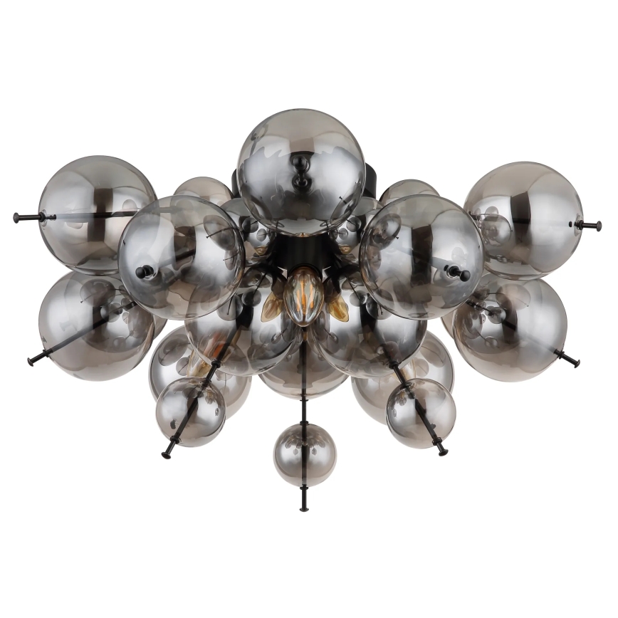 Globo - Surface-mounted chandelier 3xE14/25W/230V d. 55 cm black