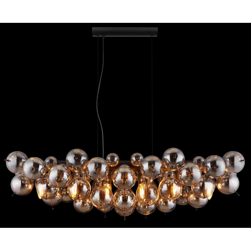 Globo - Cable Pendant Light 6xE14/25W/230V Black