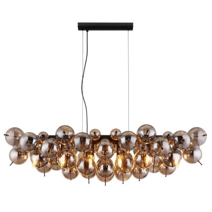 Globo - Cable Pendant Light 6xE14/25W/230V Black