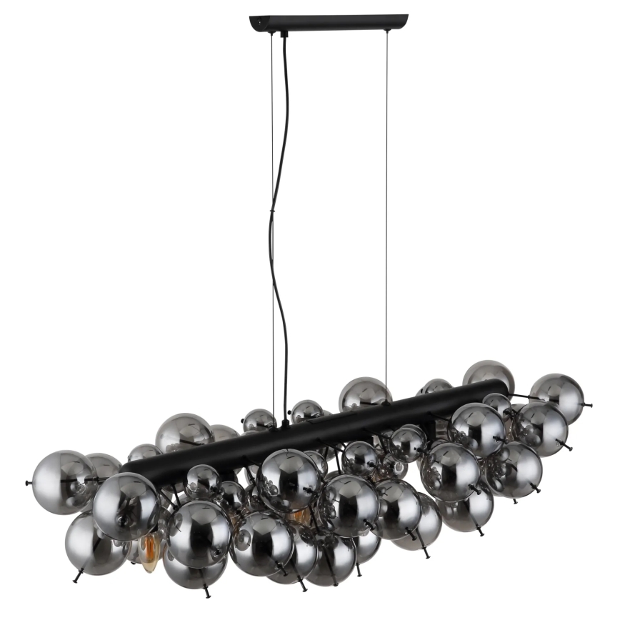 Globo - Cable Pendant Light 6xE14/25W/230V Black
