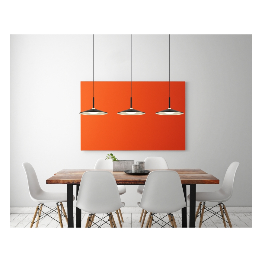 Globo - LED Pendant on Cable LED/24W/230V 4000K Black