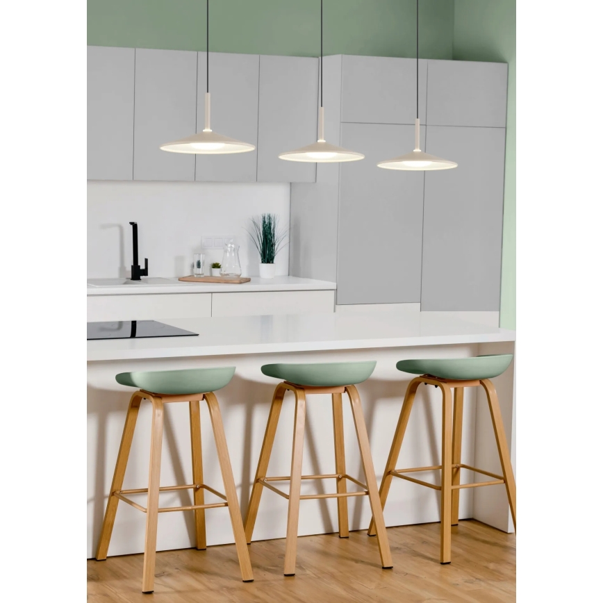 Globo - Cable-suspended LED pendant LED/24W/230V 4000K beige