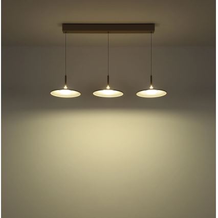Globo - LED Cable Pendant Light, 24W, 230V, 4000K, Cream