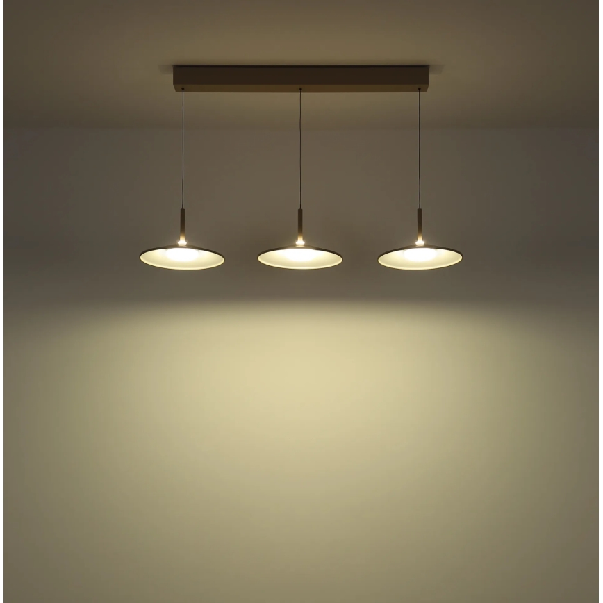 Globo - LED Cable Pendant Light, 24W, 230V, 4000K, Cream