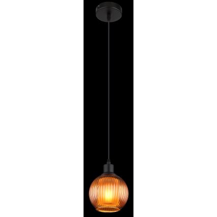Globo - Chandelier on a string 1xE27/25W/230V d. 15 cm copper