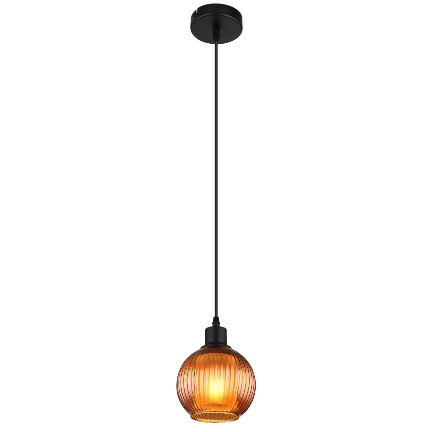 Globo - Chandelier on a string 1xE27/25W/230V d. 15 cm copper
