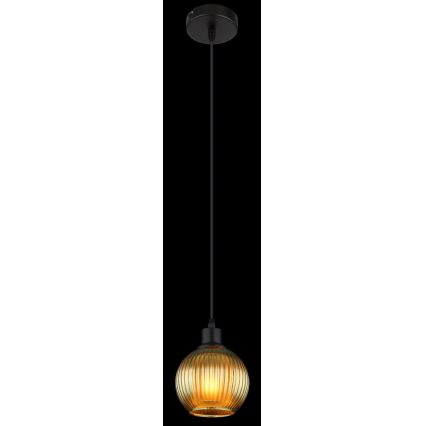 Globo - Chandelier on a string 1xE27/25W/230V d. 15 cm green