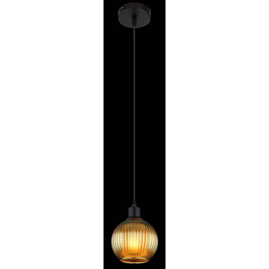 Globo - Chandelier on a string 1xE27/25W/230V d. 15 cm green