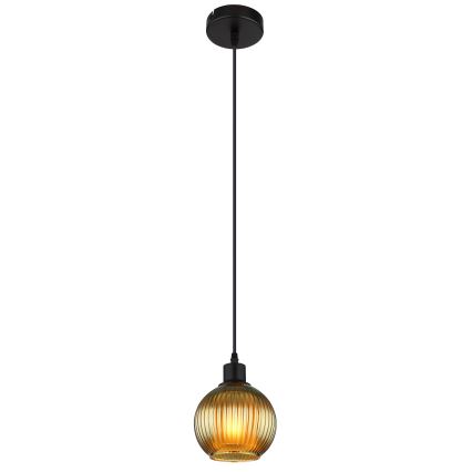 Globo - Chandelier on a string 1xE27/25W/230V d. 15 cm green