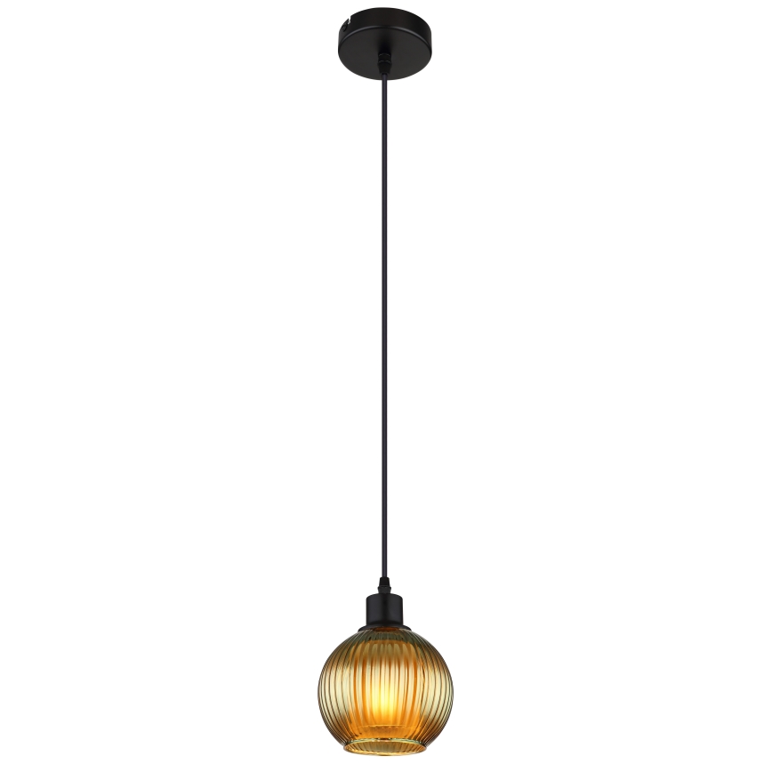 Globo - Chandelier on a string 1xE27/25W/230V d. 15 cm green