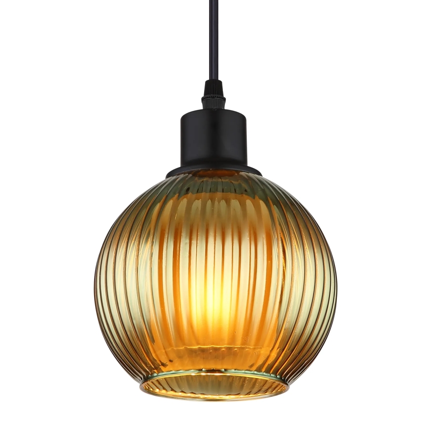 Globo - Chandelier on a string 1xE27/25W/230V d. 15 cm green