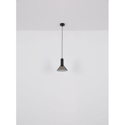 Globo - Chandelier on a string 1xE27/60W/230V black