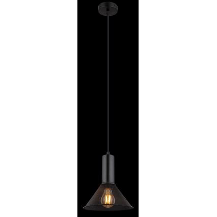 Globo - Chandelier on a string 1xE27/60W/230V black