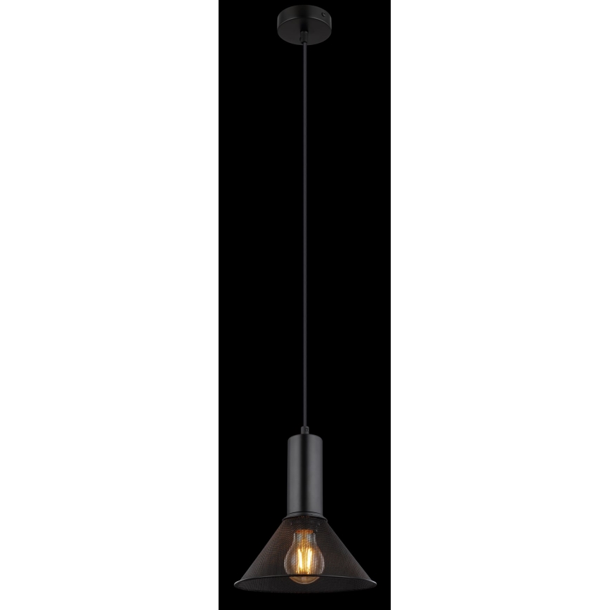 Globo - Chandelier on a string 1xE27/60W/230V black
