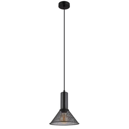 Globo - Chandelier on a string 1xE27/60W/230V black