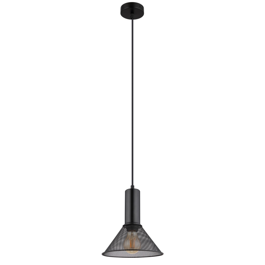 Globo - Chandelier on a string 1xE27/60W/230V black