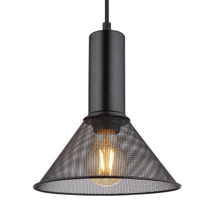 Globo - Chandelier on a string 1xE27/60W/230V black