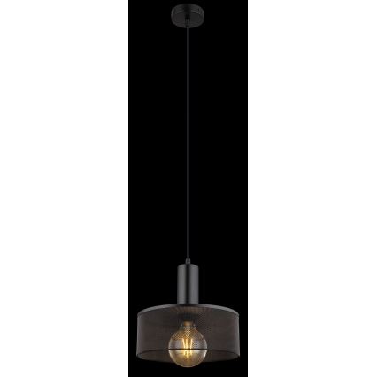 Globo - Chandelier on a string 1xE27/60W/230V black