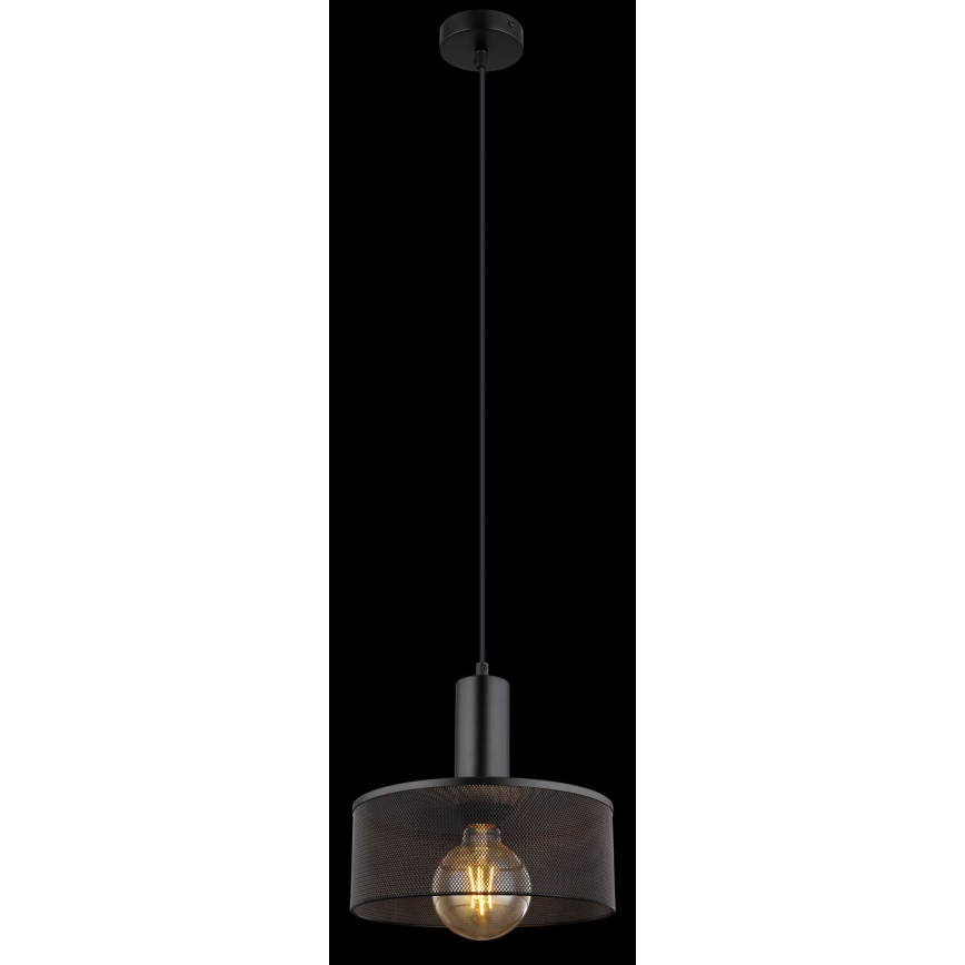 Globo - Chandelier on a string 1xE27/60W/230V black