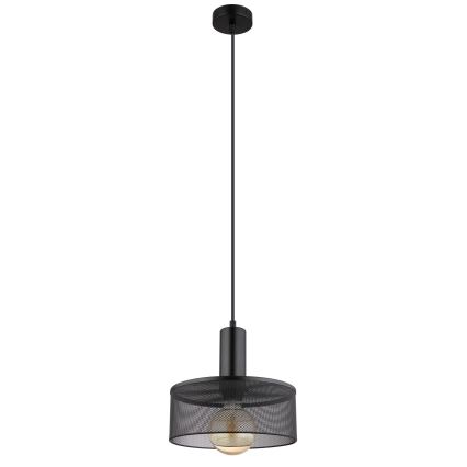 Globo - Chandelier on a string 1xE27/60W/230V black