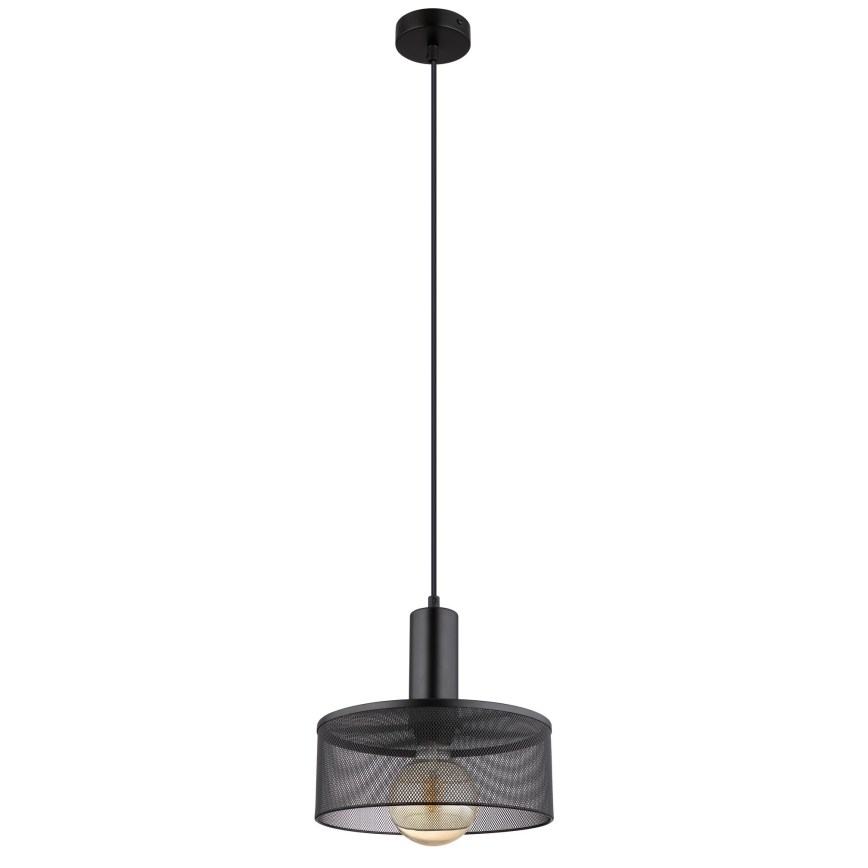 Globo - Chandelier on a string 1xE27/60W/230V black