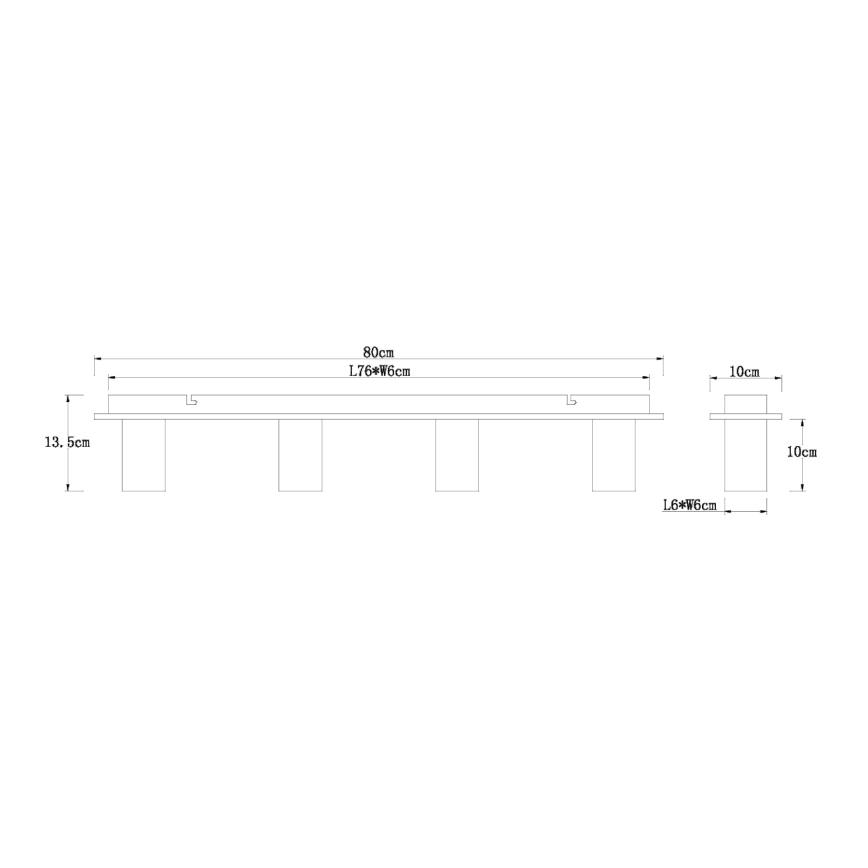 Globo 15655-4D - Ceiling light ERNA 4xE27/60W/230V