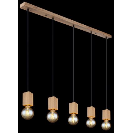 Globo 15655-5H - Chandelier on a string ERNA 5xE27/60W/230V