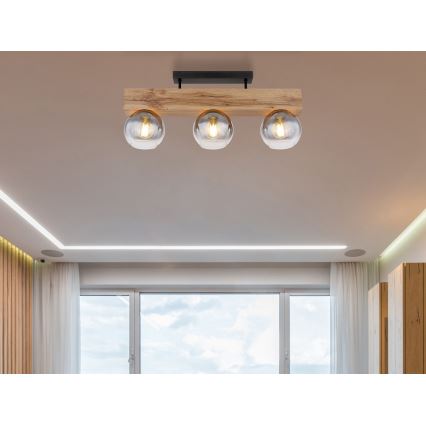 Globo - Surface-mounted chandelier 3xE27/40W/230V