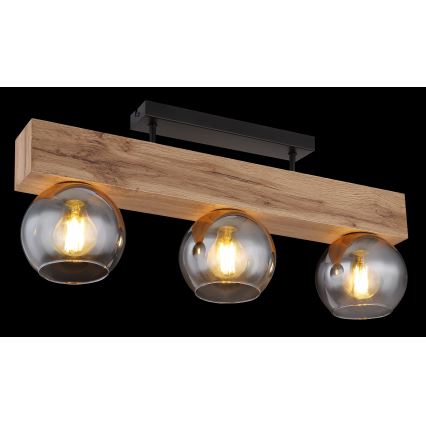 Globo - Surface-mounted chandelier 3xE27/40W/230V