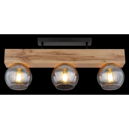 Globo - Surface-mounted chandelier 3xE27/40W/230V