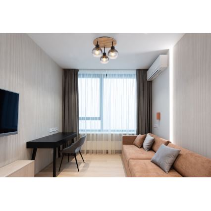 Globo - Surface-mounted chandelier 3xE27/40W/230V