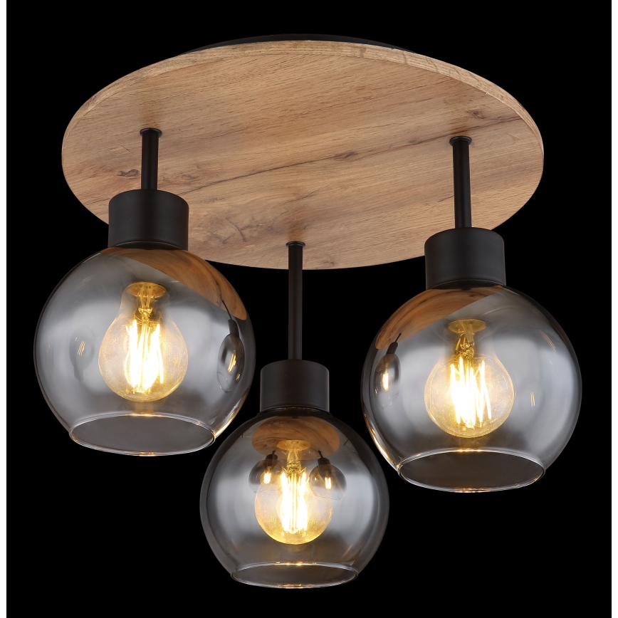 Globo - Surface-mounted chandelier 3xE27/40W/230V