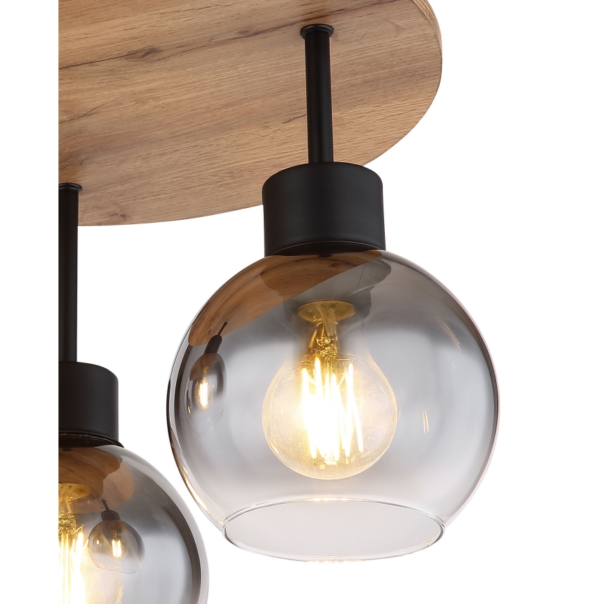 Globo - Surface-mounted chandelier 3xE27/40W/230V