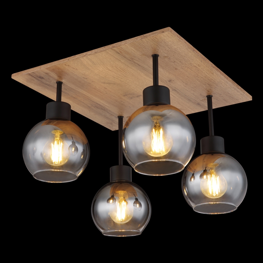 Globo - Flush-mounted ceiling light 4xE27/40W/230V