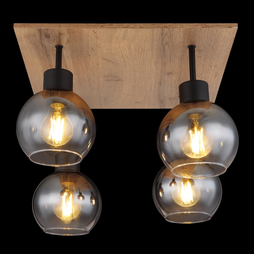 Globo - Flush-mounted ceiling light 4xE27/40W/230V