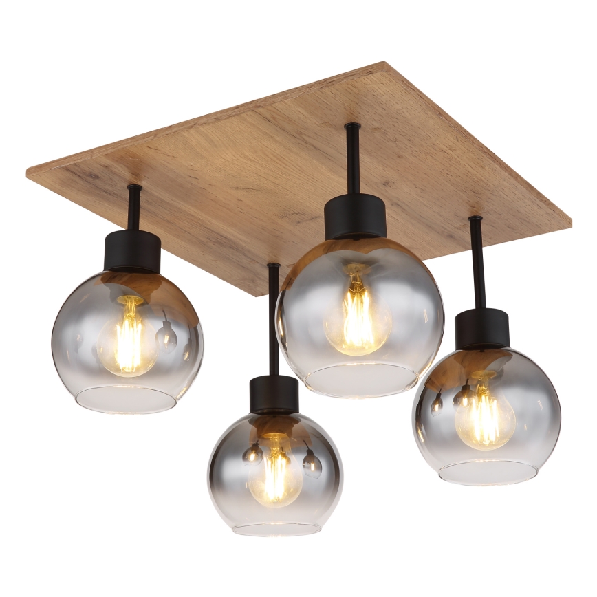 Globo - Flush-mounted ceiling light 4xE27/40W/230V