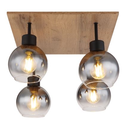 Globo - Flush-mounted ceiling light 4xE27/40W/230V