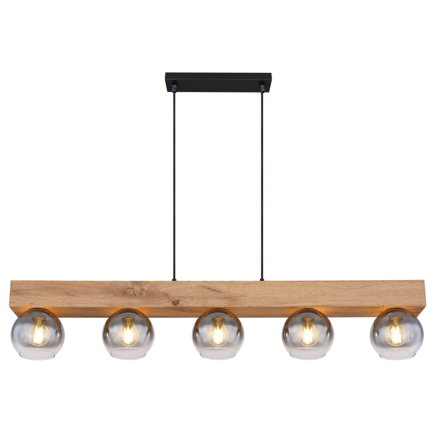 Globo - Chandelier on a string 5xE27/40W/230V