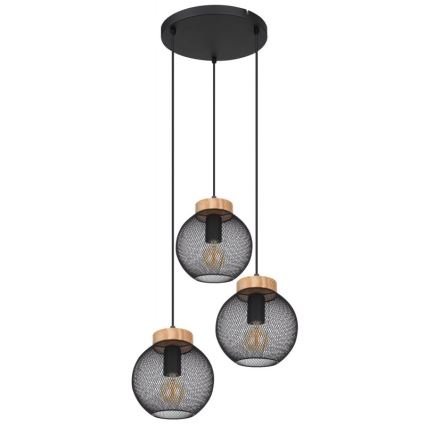 Globo - Chandelier on a string 3xE27/60W/230V