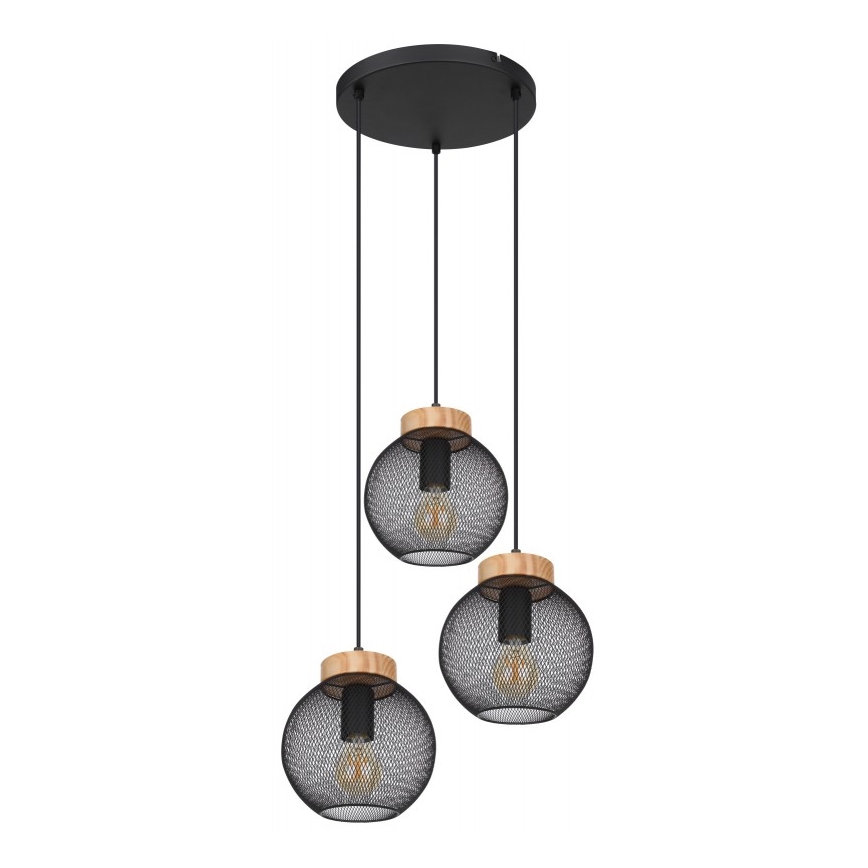Globo - Chandelier on a string 3xE27/60W/230V