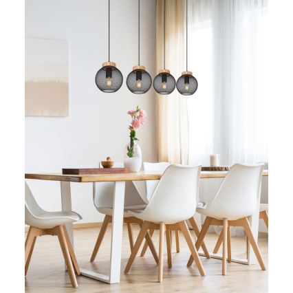 Globo - Cable pendant light 4xE27/40W/230V