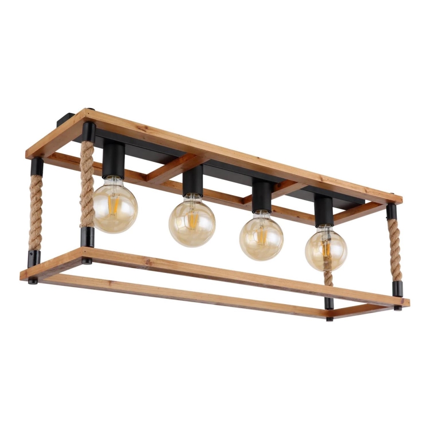 Globo 15691-4D - Ceiling light VERNON 4xE27/60W/230V